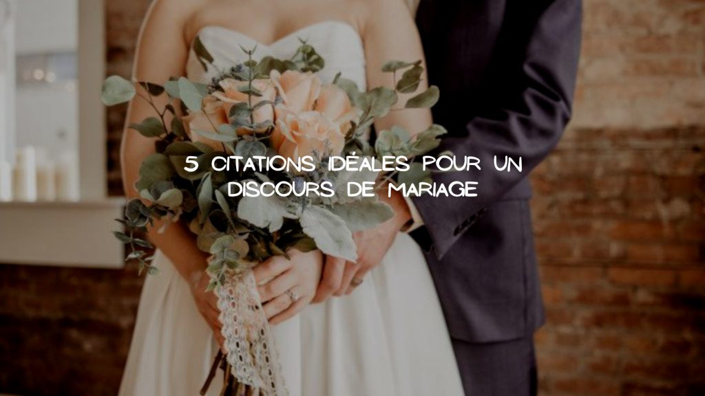 citations discours mariage